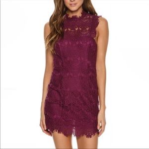NWOT Free People Lace Mini Dress L